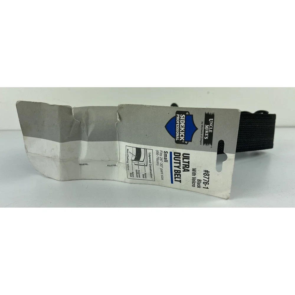 Uncle Mike's 87761 Ultra Duty Belt with Hook and Loop Lining Small 26-30